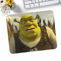 Mielas Juokingas S-Shrek Pelės Padas Mažas Užrakinti Kraštai Pelės Padas Žaidėjams Kompiuterio Stalo Padas Stačiakampis Neslystantis Guminis 180x220x2mm