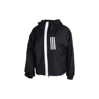 Adidas Hooded Running Sports Jacket Women Outerwear Black FH6664 S black