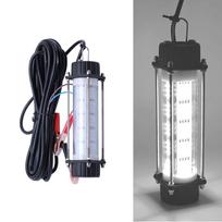 Didelės galios LED povandeninis žvejybos šviestuvas 120W/180W - Vandeniui atsparus žuvis viliojantis ir sutraukiantis šviestuvas naktinei žvejybai gray