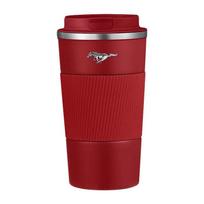 Automobilio lipdukas 500 ml termosinė puodelis dviguba sienelė 304 nerūdijančio plieno kavos puodelis arbatos vakuuminis Ford Mustang universalus didelis dydis Mustang