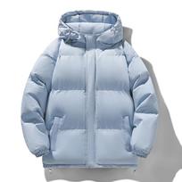 Warm Cotton Jacket Cotton Jacket Autumn and Winter Unisex Fashion Brand 4XL white