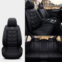 Universalus 5 komplektų automatinis sėdynės pagalvėlė odinis 5 sėdynės universalus automobilio sėdynės užvalkalas, atsparus vandeniui automobilio sėdynės užvalkalas