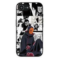 Tobi Sasuke Narutos Obito Uchiha Itachi telefono dėklas Apple iPhone 16 15 14 Plus 13 12 Mini 17 Pro Max + ProMax 16E Air Case iPhone 13 black