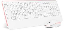Klaviatūra CONNECT IT CKM-7801-CS Combo balta-rožinė.