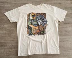 Jerry Garcia Band T Shirt Full Size S5XL White Color FN1338 Unisex T-Shirt XXXL gray