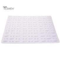 Rectangle Hole Rabbit Hamster Rat Pet Cage Mat Clean Plastic Feet Holders Pads