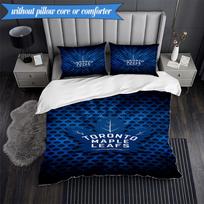 3PCS Maple Leafs Emblem Bedding Set,Including 1pc Duvet Cover And 2pcs Pillowcases Perfect for Bedroom, Dormitory, Fan Christmas gift 135cmx200cm
