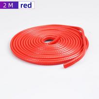 10m Car Door Edge Scratch Protector Sticker Guards Trim Styling Mouldings Protection Universal Auto Bumper Decorative Seal 2m red