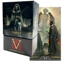 Tarot V Tarot kortelė su japonišku autentišku I.I.J 78 kortų rinkiniu, Vampyras, Instrukcijos, gray