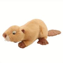 Realistic Beaver Plush Toy Soft Stuffed Animal Beaver Cuddly Kawaii Animal Plushie For Kids Christmas Birthday Gifts Home Decor 40cm beige