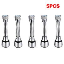 Kriauklės maišytuvo adapterio prailginimo atsarginės dalys Maišytuvai Virtuvės maišytuvo purkštukas Anti-splash prailgintas aeratorius filtras prailgintojas L-5Pcs gray