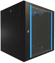 Extralink 12U 600x600 Juoda | Rack spinta | montuojama ant sienos