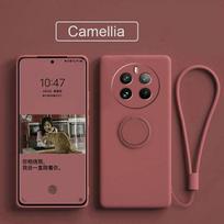 Dėklas Realme 12 Pro Plus Skystas Silikonas Žiedo Laikiklis Minkštas Telefono Odos Dangtelis Realme 12 Pro + Patobulintas Smūgiams Atsparus Galinis Fundas For Realme 12 pro