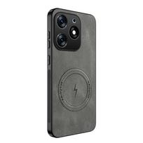 For Tecno Spark 20 Luxury Matte Cortex Leather Phone Case For Tecno Spark 20C Shockproof Silicone Magnetic Protection Cover Tecno Spark 20C