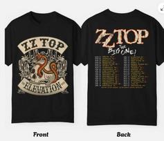 2 Sides Zz Top The Big One Tour 2026 TShirt L gray