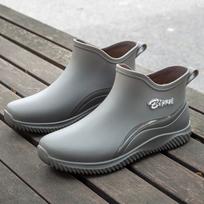 Vyrų vandeniui atsparūs medvilne izoliuoti visasezoniniai lietaus batai - Unisex, Keičiama konstrukcija 44 gray