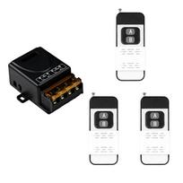 RF 433MHz Wireless Remote Control Switch AC 110V 220V 30A 1000meters RF Relay Receiver and Transmitter for Lamp Electric Appliance fan Switch Learning