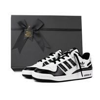 Adidas Originals FORUM Skateboard Shoes Unisex Low Top Black IH7830(Team384-BOX) 44 black
