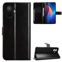 Apverčiamas dėklas, suderinamas su TCL K70 5G, TCL K70 XE Odinis dėklas [Apverčiamas Vintažinis Odinis] Atsparus smūgiams Patvarus Retro telefono dėklas for TCL K70 5G,TCL K70 XE