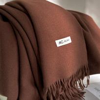 40 spalvų žiemos šalis moterims, ilgos šiltos kašmyro skaros, hidžabas, moteriškas vienspalvis šalis, apvyniojamas, moteriška pashmina, bandana, skara 200X70 70x200 cm brown