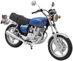 AOSHIMA The Bike Series Honda CB400T 1977 Plastic Model 1/12 No.15 HAWK-II black