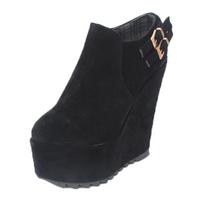 Naujiena Aukštakulniai Aulinukai Moterims 15 cm Platforminiai Batai Moteriai Raudoni Juodi Individualus Dizainas Platforminiai Aulinukai Žieminiai WSH5005 39 black