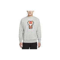 Nike Tiger Head Graphic Print Crewneck Sweatshirt Men Sweatshirt Dark-Gray DN1962-063 L white