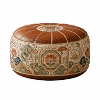 Boho rašto osmanų pufas Sulankstomas osmanų su daiktadėže Naujas suoliukas su daiktadėže Daugiafunkcinis saugojimo sprendimas D beige