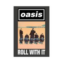 Oasis Roll With It Single Cover Poster ONE SIZE