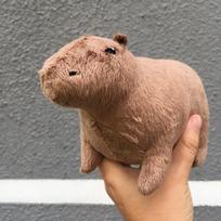 18cm Real Life Fluffty Capybara Plush Toy Cute Capybara Plushie Dolls Wild Animals child's Christmas Birthday Gift 18cm beige