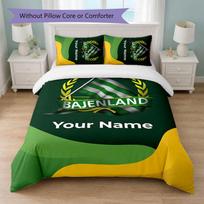Hammarby Custom Name Text Bedding Set 1 Duvet Cover+2 Pillowcases Soccer Logo Personalized Gift For Special Occasion Bedroom Decor 135cmx200cm