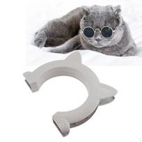 Door, Pet Door for Kitty Interior Hole Pass Fits Hollow Small Medium Large Cats Box Laundry white