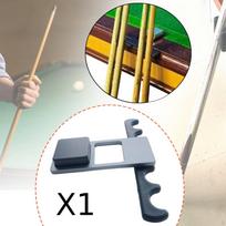 Pool Cue Holder for Rack Accessories Portable Rod Organizer Foldable Family Recreation Room Gray brown