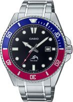 CASIO Standard Analog Sports 20 ATM Water Resistant Watch Blue x Red Bezel Metal Band Overseas Model [Casio] MDV-106DD-1A2V Men's [Item]