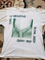 Type O Negative Slow Band, Deep And Hard 90s Retro White Unisex T shirt Reprint Unisex T-Shirt M gray