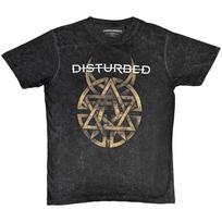 Disturbed Riveted Charcoal Wash Shirt Tshirt Band T-shirt XXXXL gray