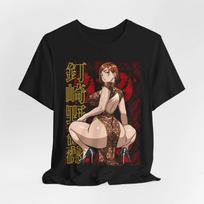 Anime Nobara Grafinis Marškinėlis - Unisex Džersio Trumpomis Rankovėmis T-shirt, Waifu Manga S brown