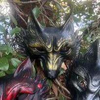 3D Fox Wolf Anime Mask - Halloween Carnival Cosplay Accessory