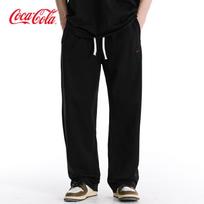 Coca-Cola Men's American Wide-Leg Embroidered Sweatpants M black