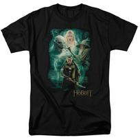 The Hobbit Elronds Crew T Shirt Mens Licensed Fantasy Movie Tee Blibo Black L black