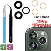 Galinės kameros stiklo pakeitimas iPhone X XR XS 11 12 13 14 Mini Plus Pro Max su klijais ir pašalinimo įrankiais 11Pro-11Promax