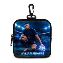 M-Mbappe Money Coin Purse with Key Ring Pocket Purse mini headphone bag Football Star storage bag Credit Card Holoder Man Women