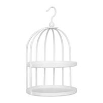 Wax Seal Warmer Black Birdcage Style Hanging Hook Strong Metal Decorative Sealing Wax Furnace for DIY Crafts White