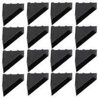 100Pcs Corner Protectors PP Pe Sturdy Safety Guards for Frames Shipping Edge Furniture Protection Corner Protectors 6.5X5X2.5CM black