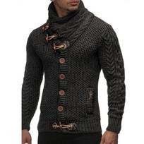 Winter Cardigan Men Wool Jackets Thick Cardigan Coats Mens Brand Clothing Knitted Sweatercoat Button Coat Male Sweater S