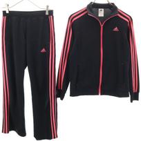 adidas Track jacket Setup S black Jersey 3 Lines Women Used white