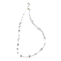 Minimalists Crystals Drop Jewelry Gifts Adjustable Necklace Ideal for Bridal or Party Supplies Fashion Accessories white
