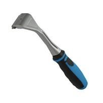 255*50mm Paint Removal Tool Ergonomic Handle Scraper Tool Professional Use Strength And Wear Resistant Multi-Surface Application China Mainland gray