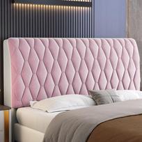 Elastinis, apsaugantis nuo smūgių, dulkių, lovos galvūgalio užvalkalas – storas, minkštas, kvėpuojantis ir modernus 120*65cm rožinė