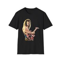 Eddie Van Halen, Graphic T-Shirt | Rock Band Tee L black